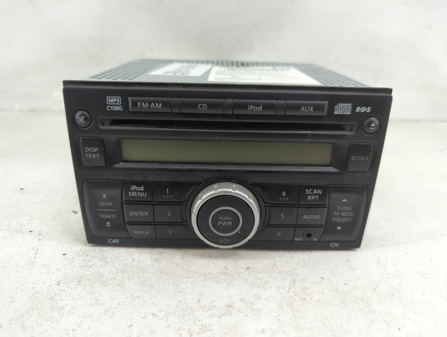 2013-2015 Nissan Rogue Radio AM FM Cd Player Receiver Replacement P/N:281851VK1A PP-3135B Fits Fits 2013 2014 2015 OEM Used 