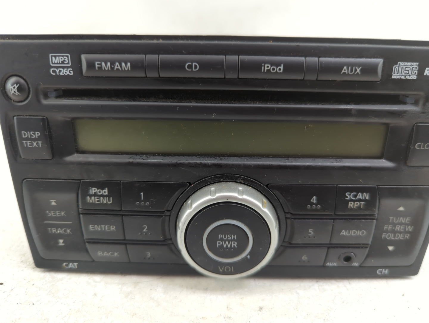 2013-2015 Nissan Rogue Radio AM FM Cd Player Receiver Replacement P/N:281851VK1A PP-3135B Fits Fits 2013 2014 2015 OEM Used 