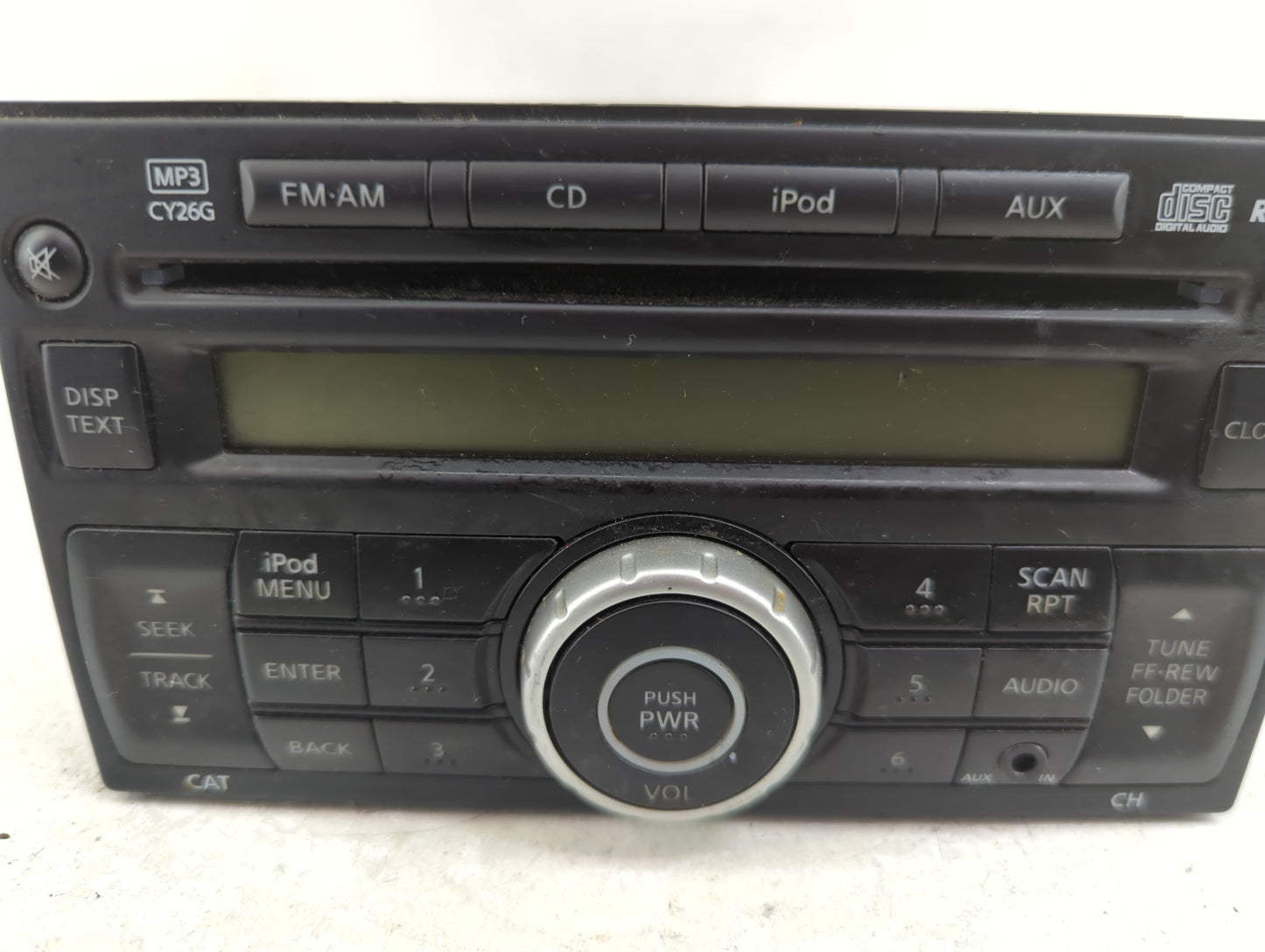 2013-2015 Nissan Rogue Radio AM FM Cd Player Receiver Replacement P/N:281851VK1A PP-3135B Fits Fits 2013 2014 2015 OEM Used 