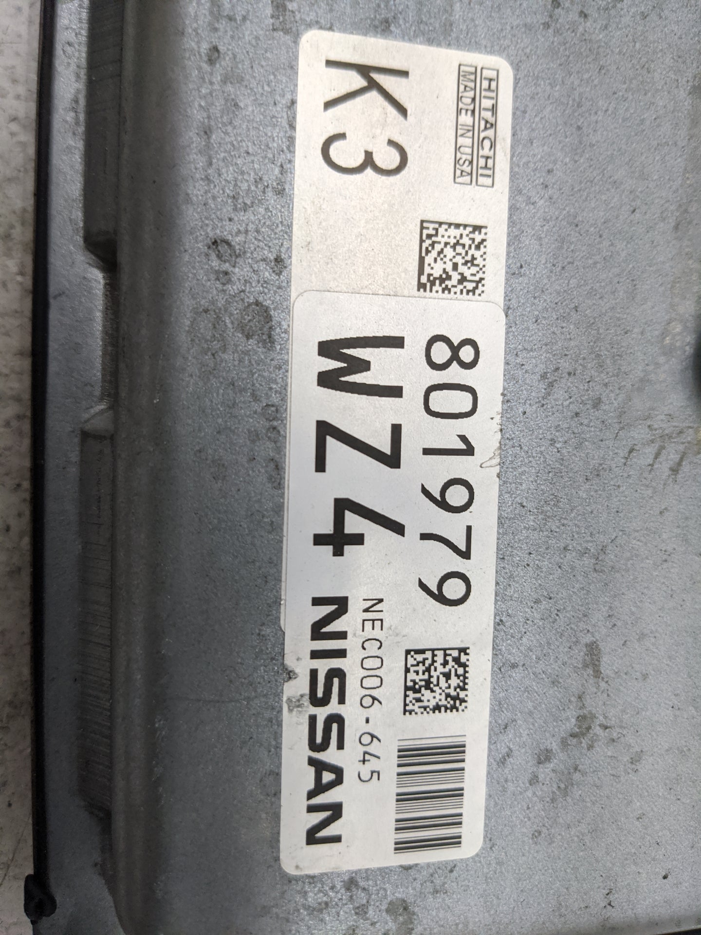 2014-2017 Nissan Rogue PCM Engine Control Computer ECU ECM PCU OEM P/N:NEC006-645 MEC006-645 Fits Fits 2014 2015 2016 2017 O