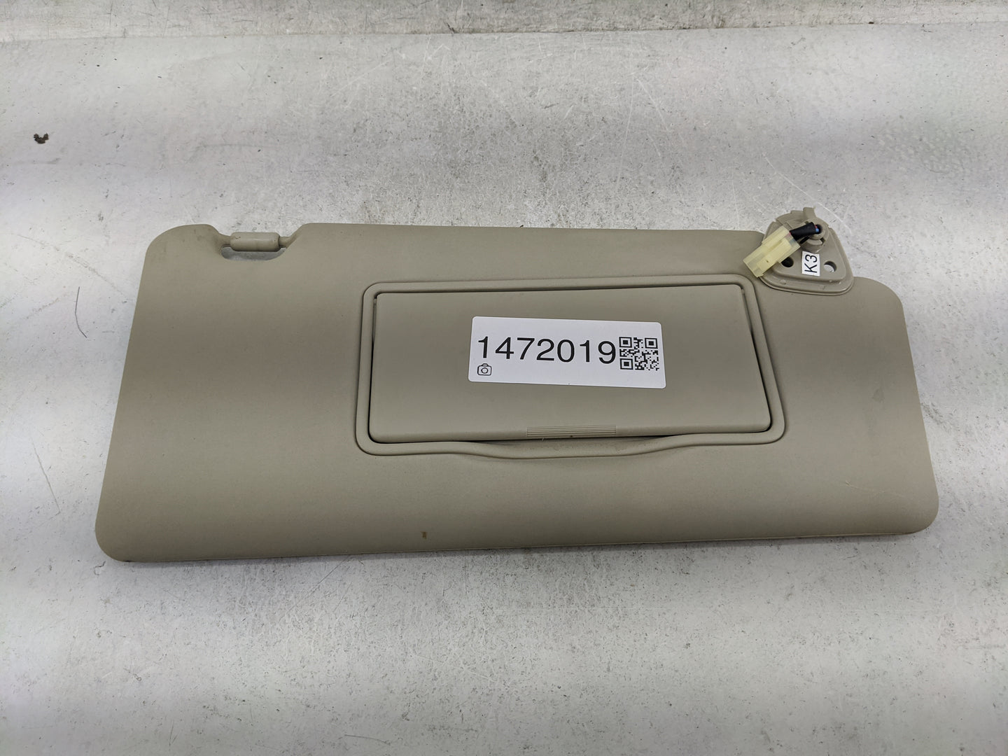 2008-2015 Nissan Rogue Sun Visor Shade Replacement Passenger Right Mirror Fits Fits 2008 2009 2010 2011 2012 2013 2014 2015 