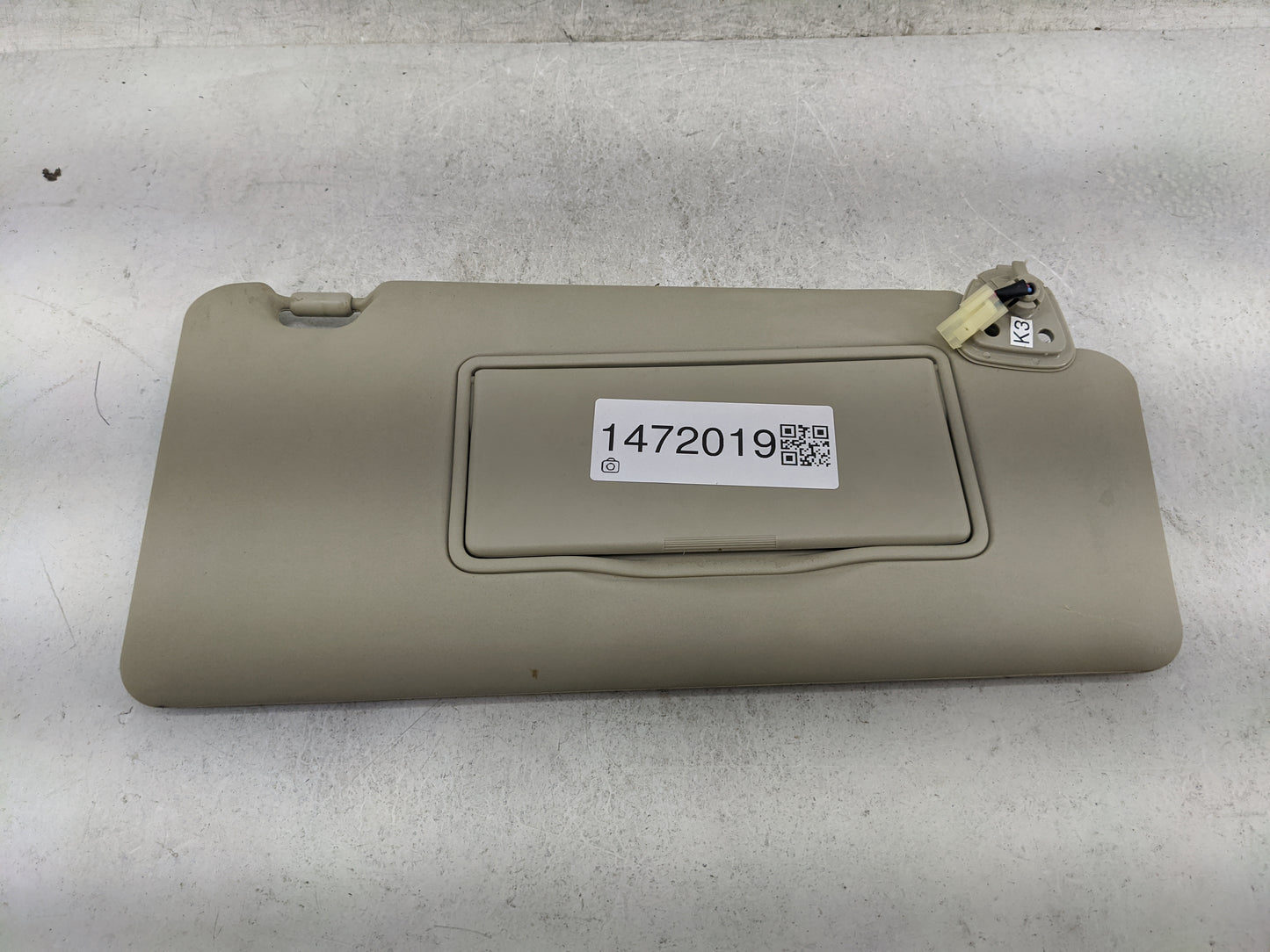 2008-2015 Nissan Rogue Sun Visor Shade Replacement Passenger Right Mirror Fits Fits 2008 2009 2010 2011 2012 2013 2014 2015 