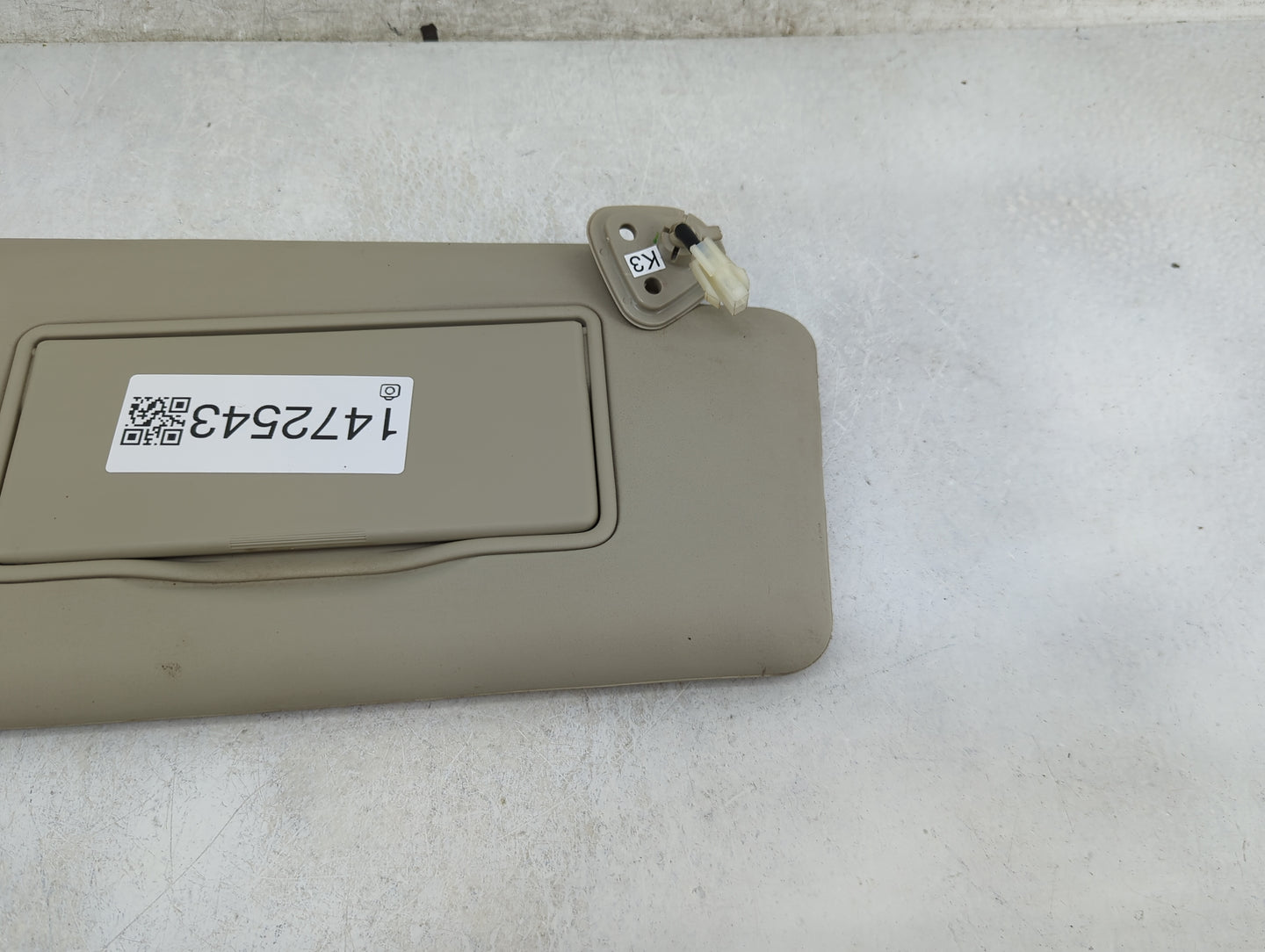 2008-2015 Nissan Rogue Sun Visor Shade Replacement Passenger Right Mirror Fits Fits 2008 2009 2010 2011 2012 2013 2014 2015 