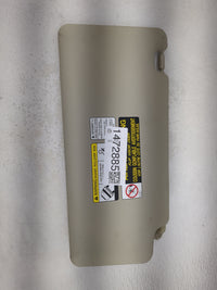 2015 Nissan Rogue Sun Visor Shade Replacement Driver Left Mirror Fits OEM Used Auto Parts - Oemusedautoparts1.com
