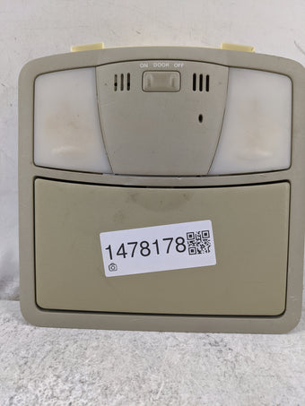 compare product 2015 Nissan Rogue Overhead Roof Console Tan 1478178