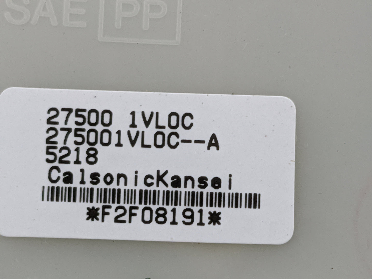 2011-2015 Nissan Rogue Climate Control Module Temperature AC/Heater Replacement P/N:27500 1VL0C 275001VL0C--A Fits OEM Used 