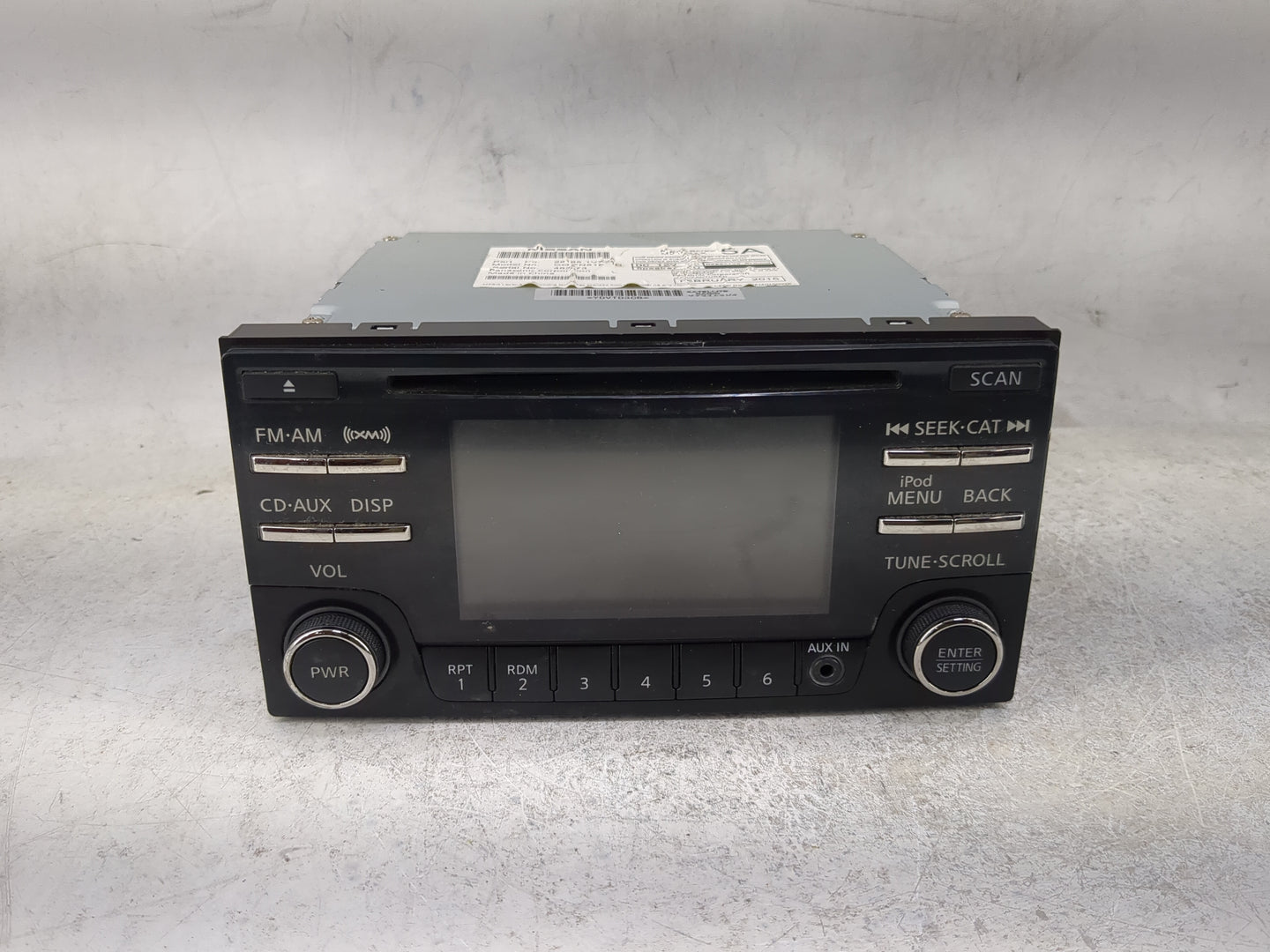 2012-2015 Nissan Rogue Radio AM FM Cd Player Receiver Replacement P/N:28185 1VX2A CQ-FN51E04D Fits Fits 2012 2013 2014 2015 