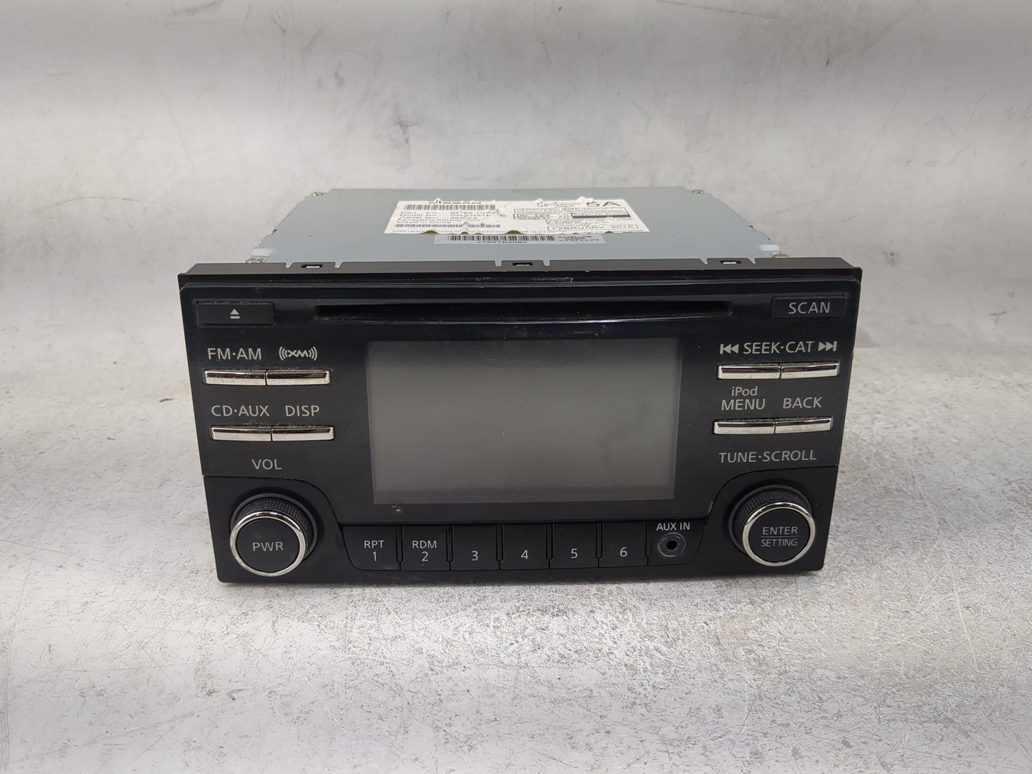 2012-2015 Nissan Rogue Radio AM FM Cd Player Receiver Replacement P/N:28185 1VX2A CQ-FN51E04D Fits Fits 2012 2013 2014 2015 