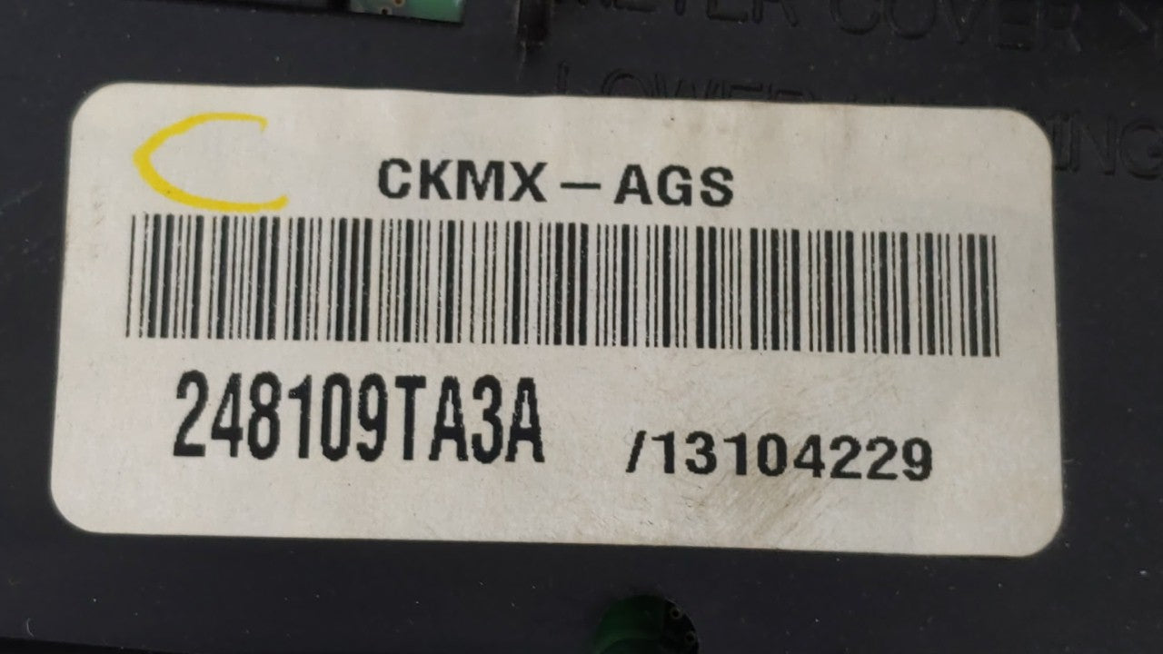 2014-2015 Nissan Rogue Instrument Cluster Speedometer Gauges P/N:248109TA3A 248104BA0C Fits Fits 2014 2015 OEM Used Auto Par
