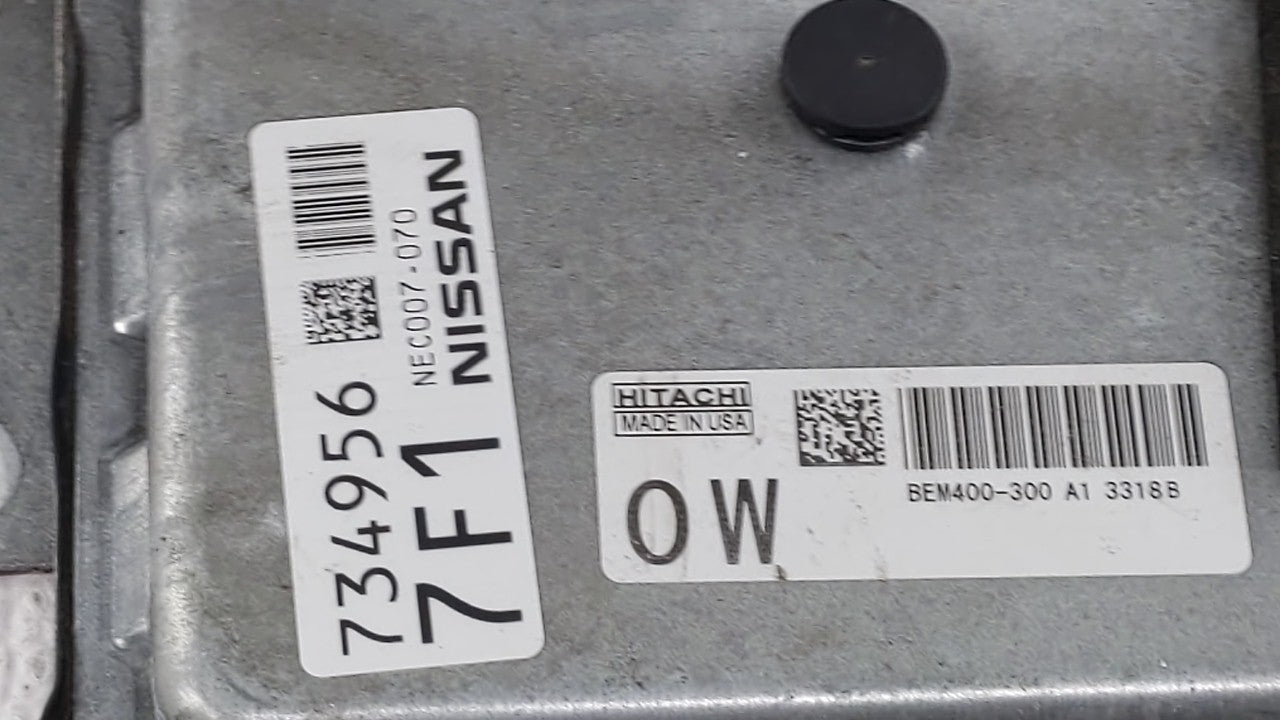 2013-2015 Nissan Rogue PCM Engine Control Computer ECU ECM PCU OEM P/N:BEM353-300 A2 NEC001-657 Fits Fits 2013 2014 2015 OEM