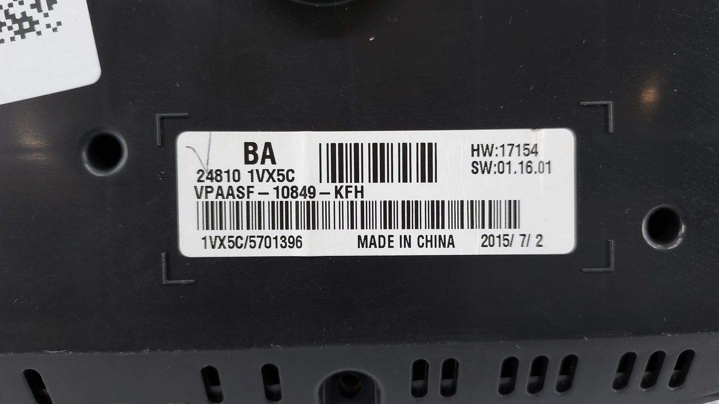 2012-2015 Nissan Rogue Instrument Cluster Speedometer Gauges P/N:24810 1VX0A 24810 1VX5C Fits Fits 2012 2013 2014 2015 OEM U
