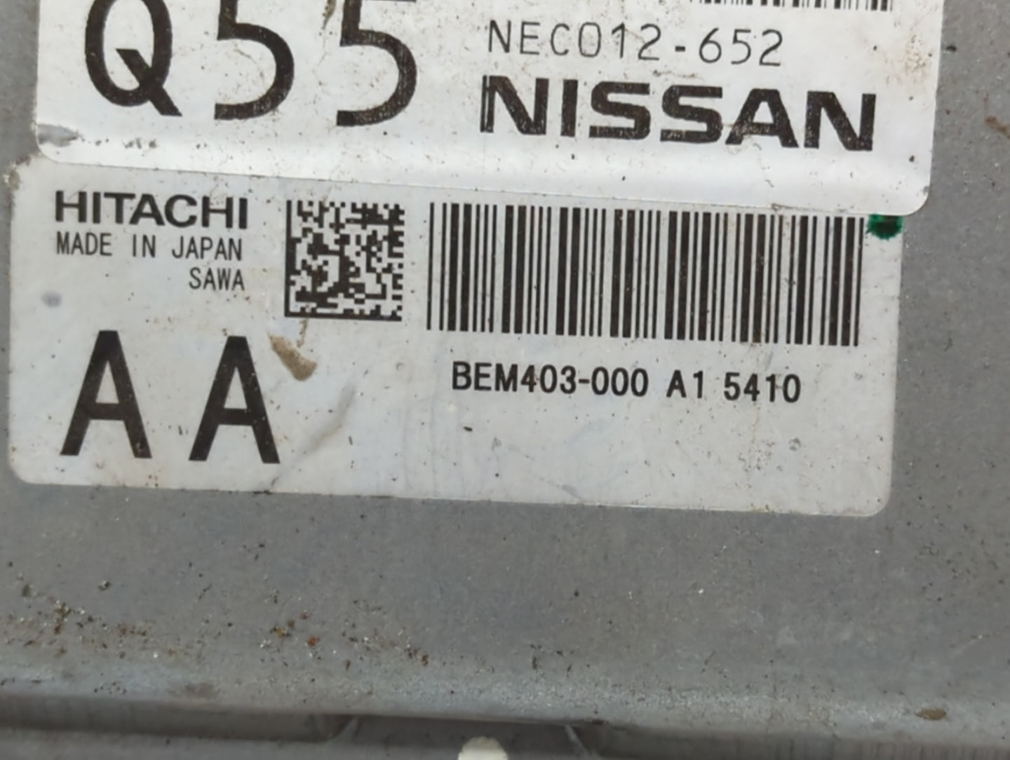 2015-2017 Nissan Rogue PCM Engine Control Computer ECU ECM PCU OEM P/N:BEM403-000 A1 NEC019-645 Fits Fits 2015 2016 2017 OEM