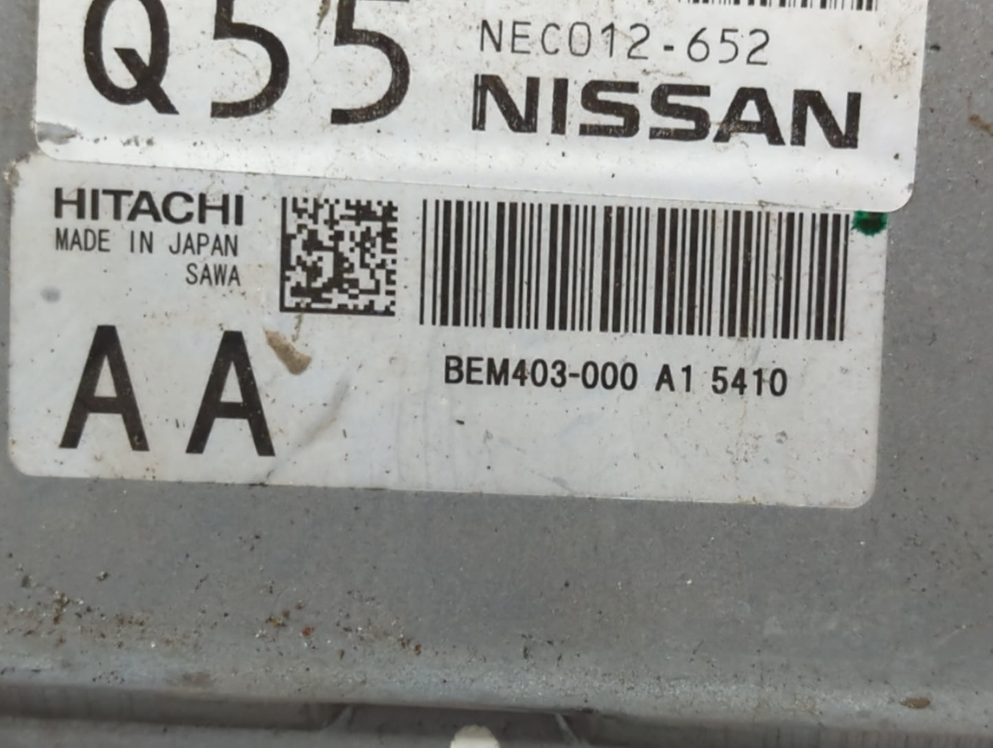 2015-2017 Nissan Rogue PCM Engine Control Computer ECU ECM PCU OEM P/N:BEM403-000 A1 NEC019-645 Fits Fits 2015 2016 2017 OEM