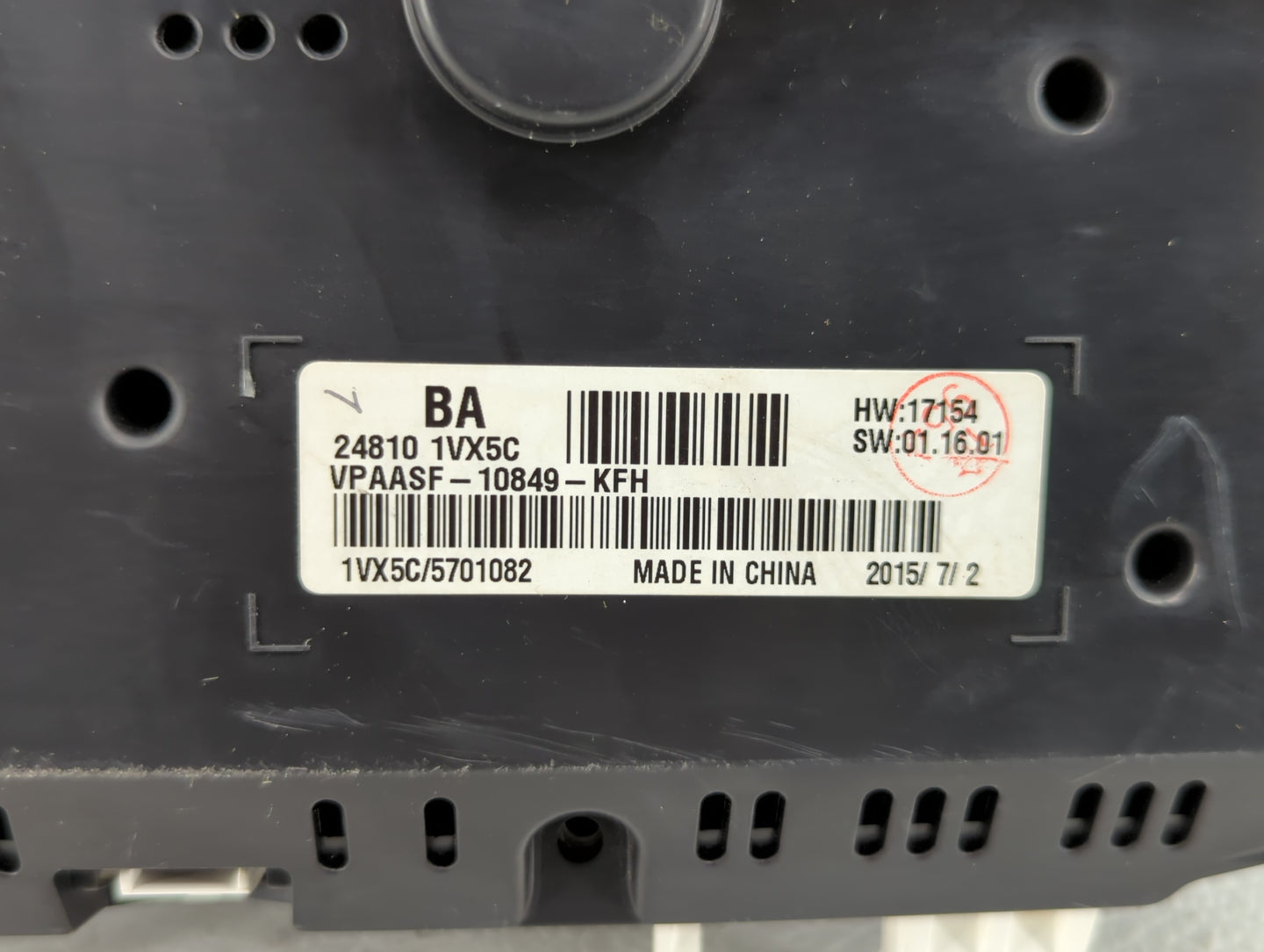 2012-2015 Nissan Rogue Instrument Cluster Speedometer Gauges P/N:24810 1VX0A 24810 1VX5C Fits Fits 2012 2013 2014 2015 OEM U