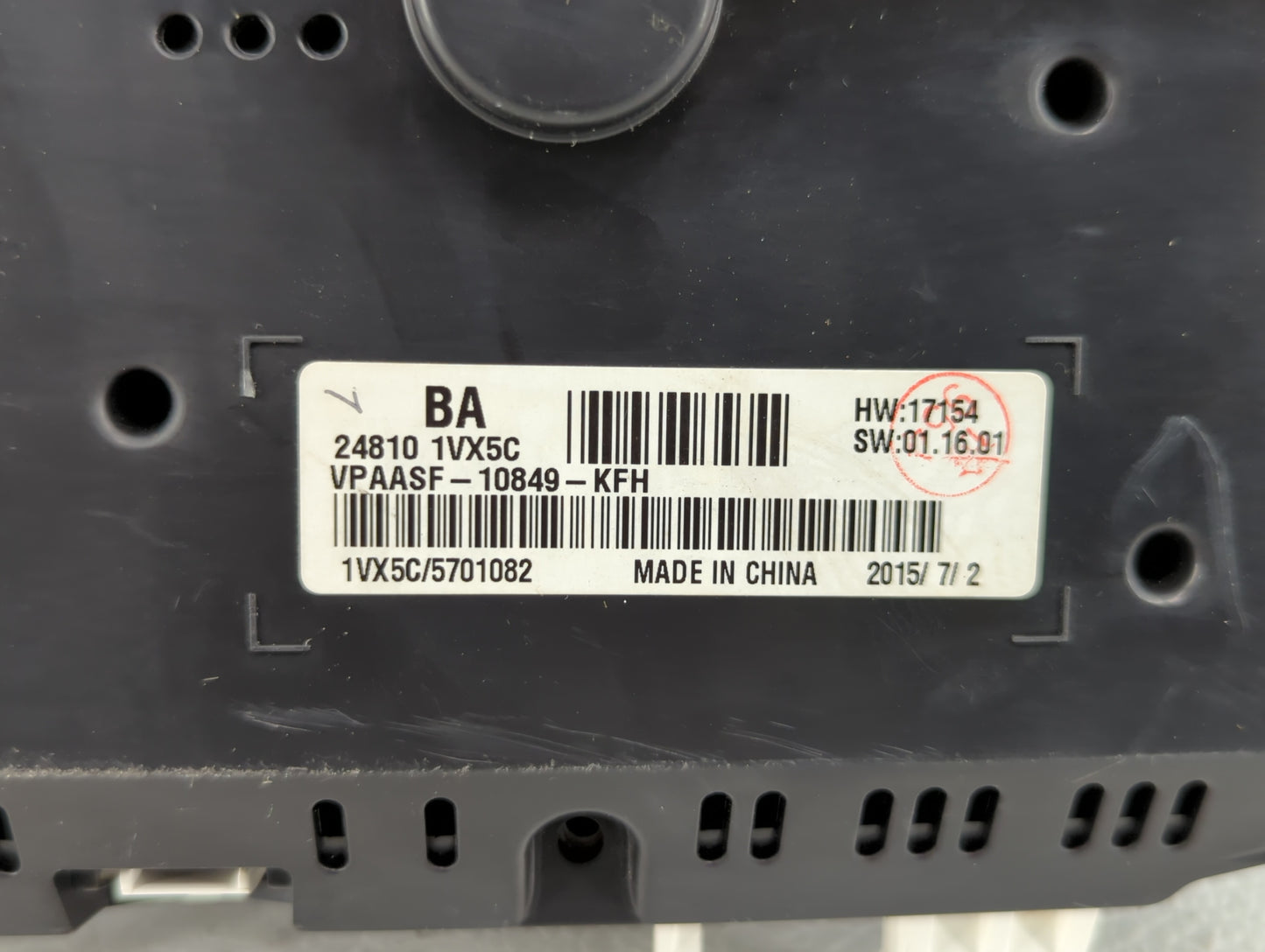 2012-2015 Nissan Rogue Instrument Cluster Speedometer Gauges P/N:24810 1VX0A 24810 1VX5C Fits Fits 2012 2013 2014 2015 OEM U