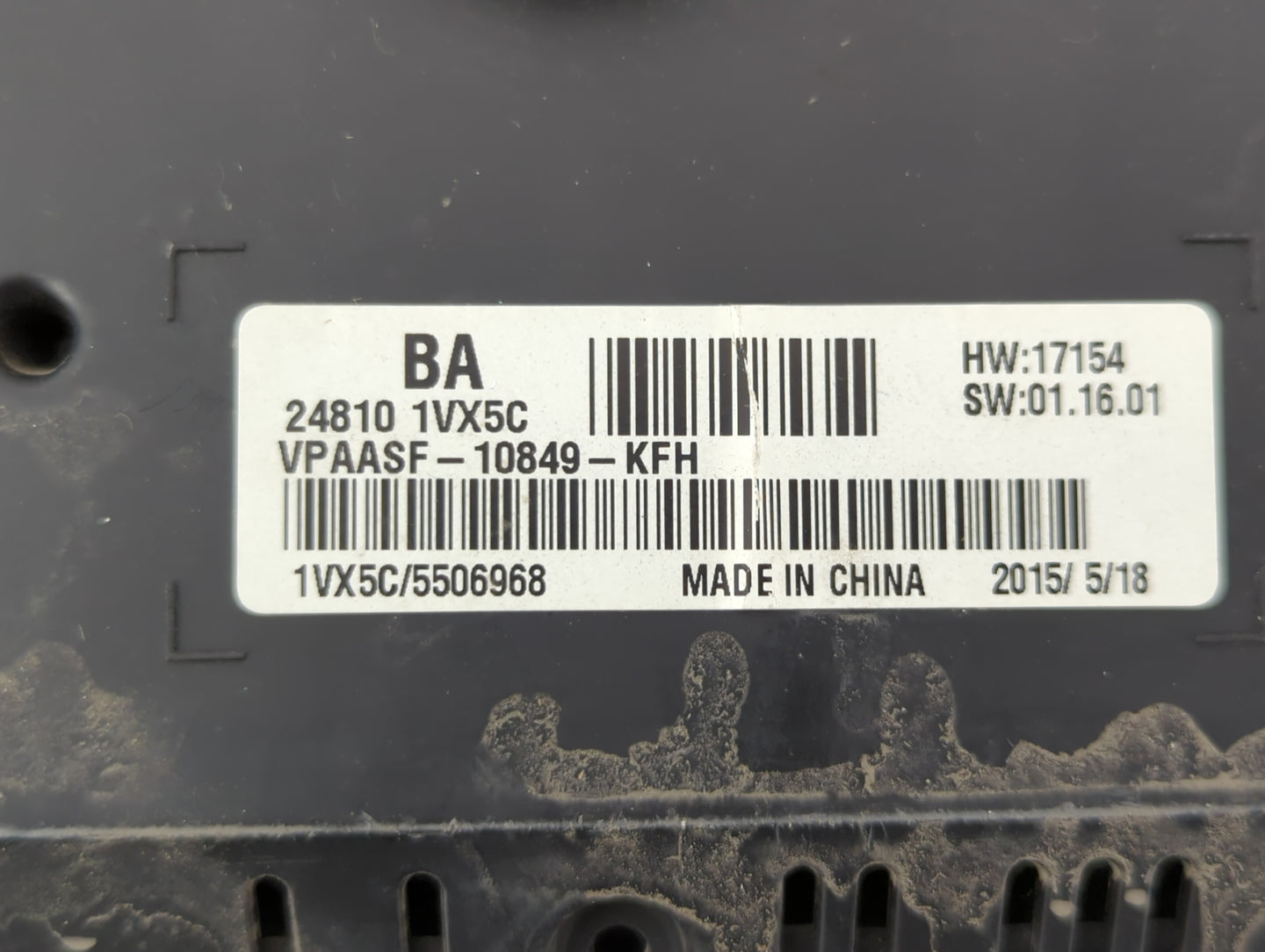 2012-2015 Nissan Rogue Instrument Cluster Speedometer Gauges P/N:24810 1VX0A 24810 1VX5C Fits Fits 2012 2013 2014 2015 OEM U