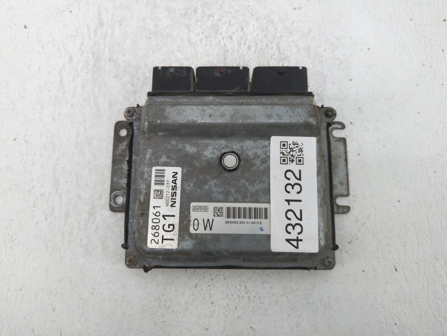2013-2015 Nissan Rogue PCM Engine Control Computer ECU ECM PCU OEM P/N:NEC012-037 BEM400-300 A1 Fits Fits 2013 2014 2015 OEM