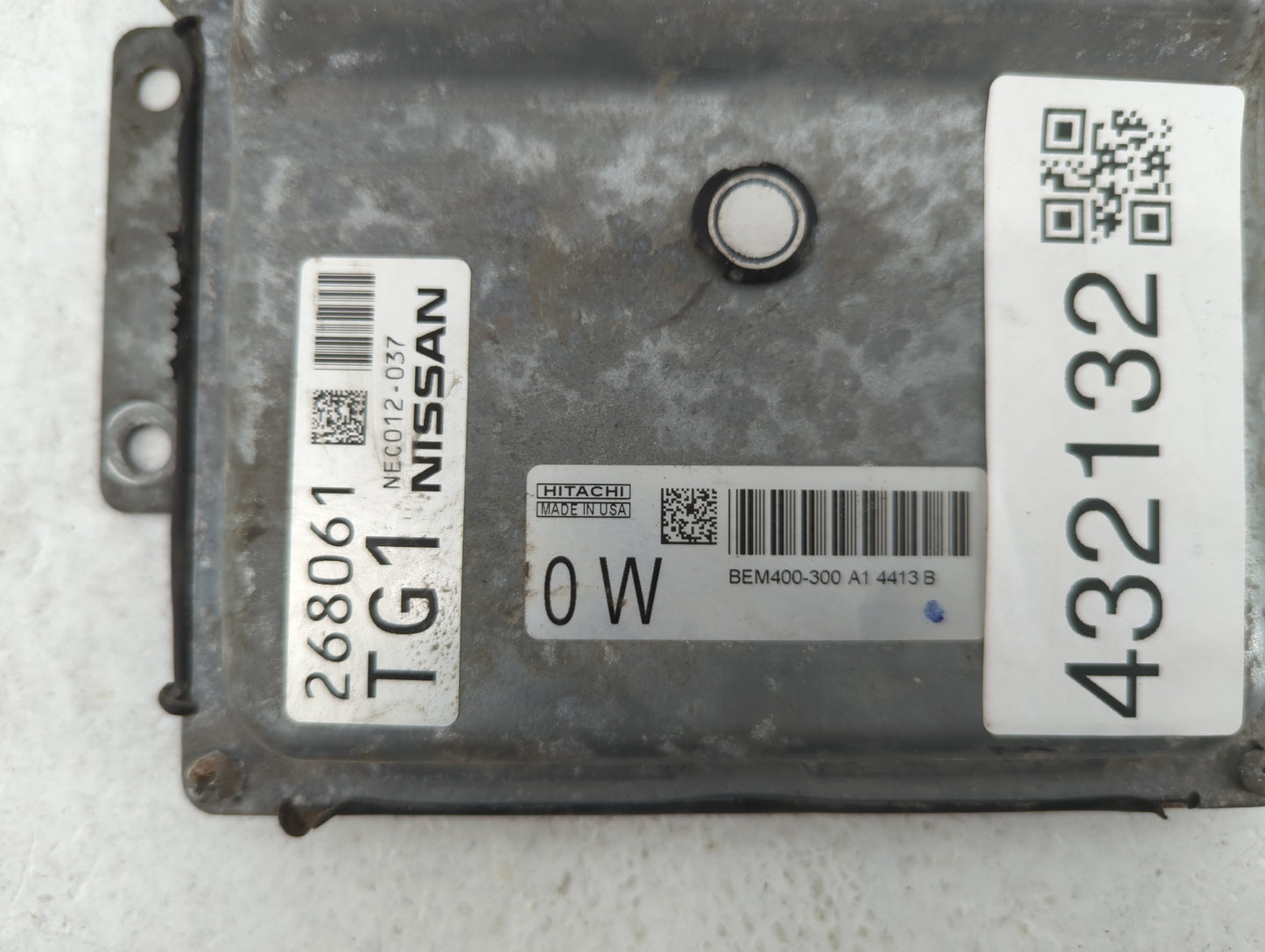 2013-2015 Nissan Rogue PCM Engine Control Computer ECU ECM PCU OEM P/N:NEC012-037 BEM400-300 A1 Fits Fits 2013 2014 2015 OEM