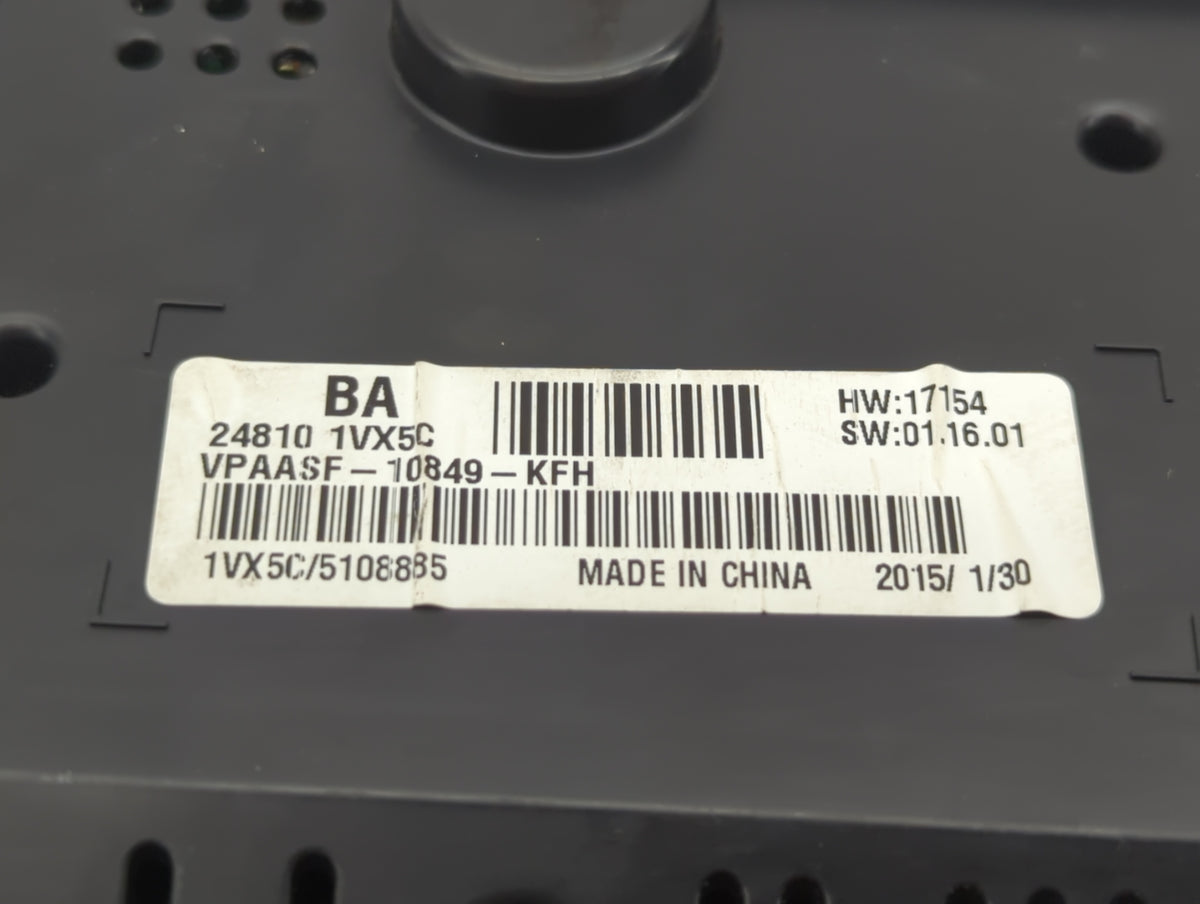 2012-2015 Nissan Rogue Instrument Cluster Speedometer Gauges P/N:24810 1VX0A 24810 1VX5C Miles: Fits Fits 2012 2013 2014 201