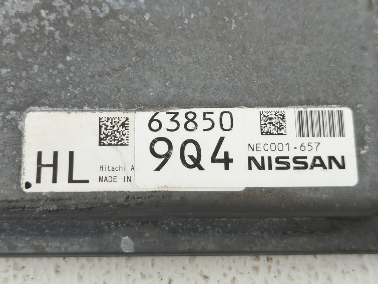 2013-2015 Nissan Rogue PCM Engine Control Computer ECU ECM PCU OEM P/N:NEC009-611 Fits Fits 2013 2014 2015 OEM Used Auto Par