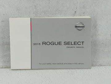2015 Nissan Rogue Owners Manual Book Guide P/N:OM15E00S35U0 OEM Used Auto Parts - Oemusedautoparts1.com