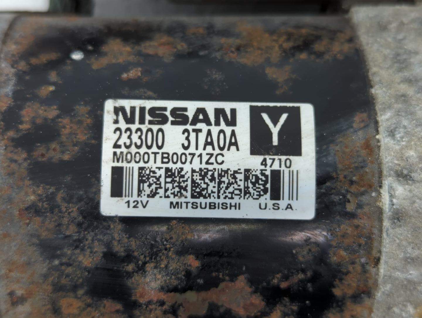 2014-2015 Nissan Rogue Car Starter Motor Solenoid OEM P/N:M000TB0071ZC 23300 3TA0A Fits Fits 2013 2014 2015 2016 2017 2018 O