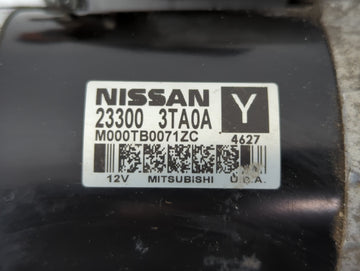 2014-2015 Nissan Rogue Car Starter Motor Solenoid OEM P/N:M000TB0071ZC 23300 3TA0A Fits Fits 2013 2014 2015 2016 2017 2018 OEM Used Auto Parts