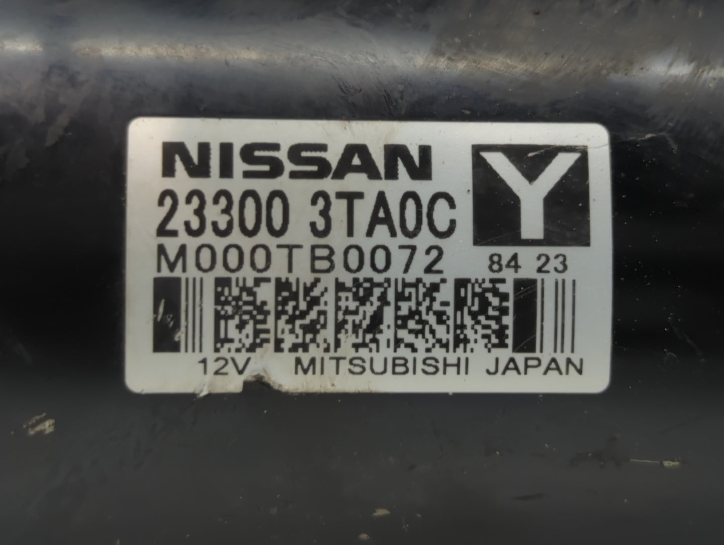 2015-2020 Nissan Rogue Car Starter Motor Solenoid OEM P/N:M000TB0072 23300 3TA0C Fits Fits 2015 2016 2017 2018 2019 2020 OEM