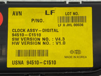 2015 Nissan Rogue Radio AM FM Cd Player Receiver Replacement P/N:94510-C1510 Fits OEM Used Auto Parts - Oemusedautoparts1.co
