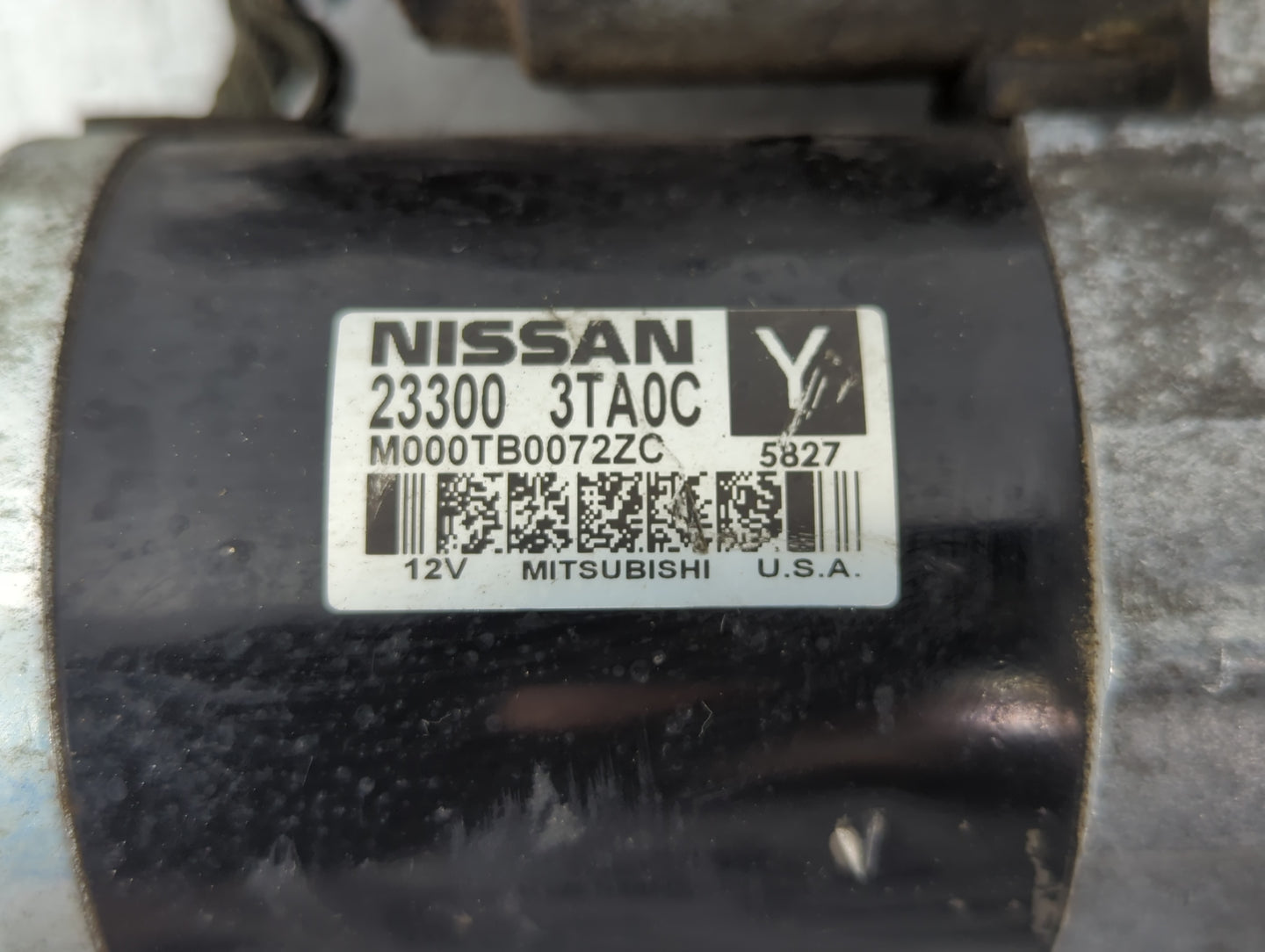 2015-2020 Nissan Rogue Car Starter Motor Solenoid OEM P/N:M000TB0072ZC 23300 3TA0C Fits Fits 2015 2016 2017 2018 2019 2020 O