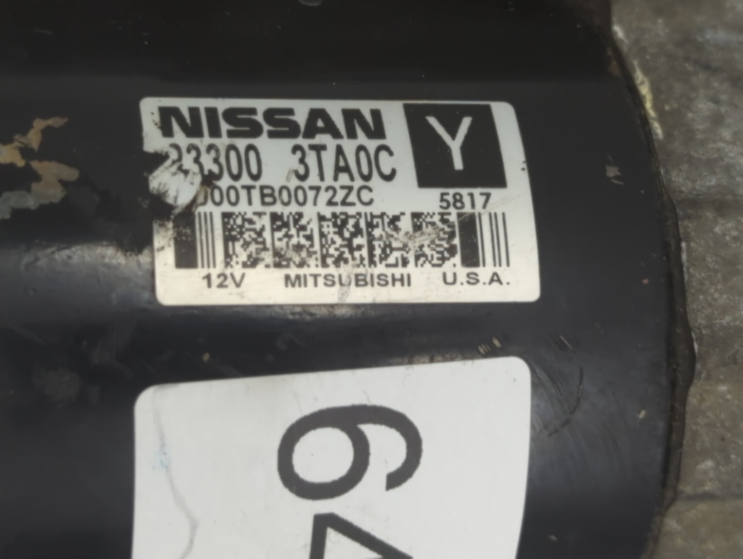 2015-2020 Nissan Rogue Car Starter Motor Solenoid OEM P/N:33300 3TA0C Fits Fits 2015 2016 2017 2018 2019 2020 OEM Used Auto 