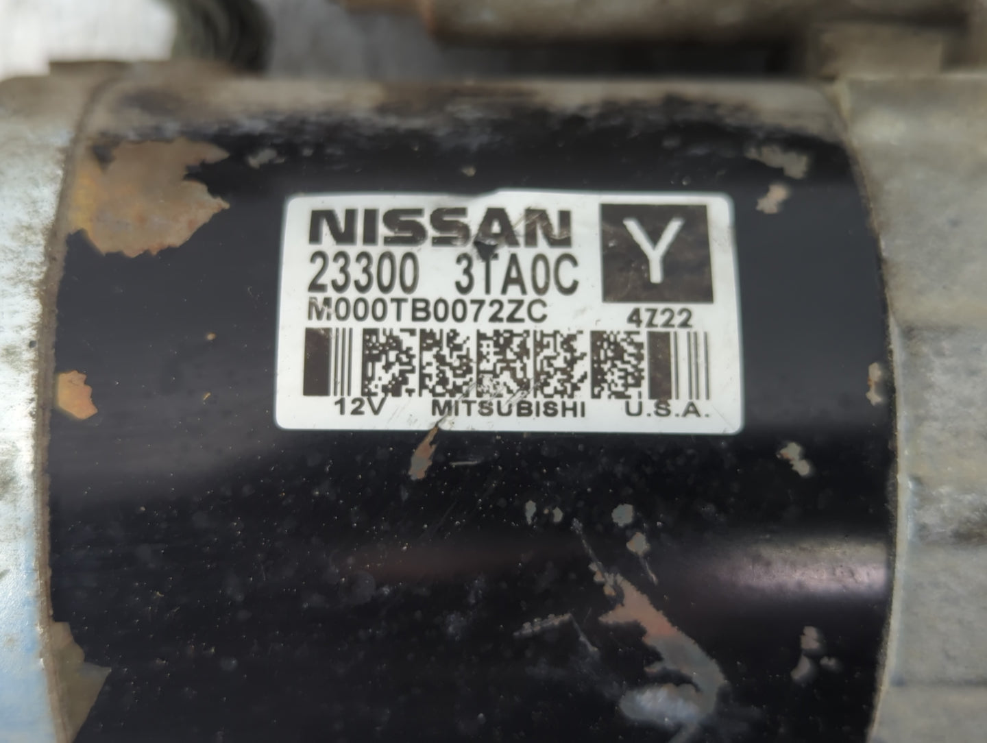2015-2020 Nissan Rogue Car Starter Motor Solenoid OEM P/N:M000TB0072ZC 23300 3TA0C Fits Fits 2015 2016 2017 2018 2019 2020 O