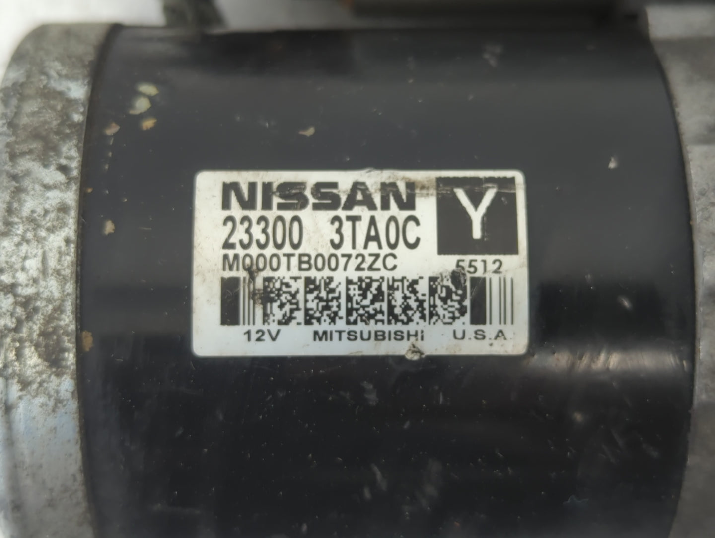 2015-2020 Nissan Rogue Car Starter Motor Solenoid OEM P/N:23300 3TA0C Fits Fits 2015 2016 2017 2018 2019 2020 OEM Used Auto 