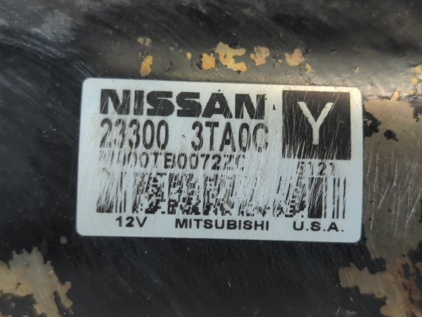 2015-2020 Nissan Rogue Car Starter Motor Solenoid OEM P/N:23300 3TA0C Fits Fits 2015 2016 2017 2018 2019 2020 OEM Used Auto 