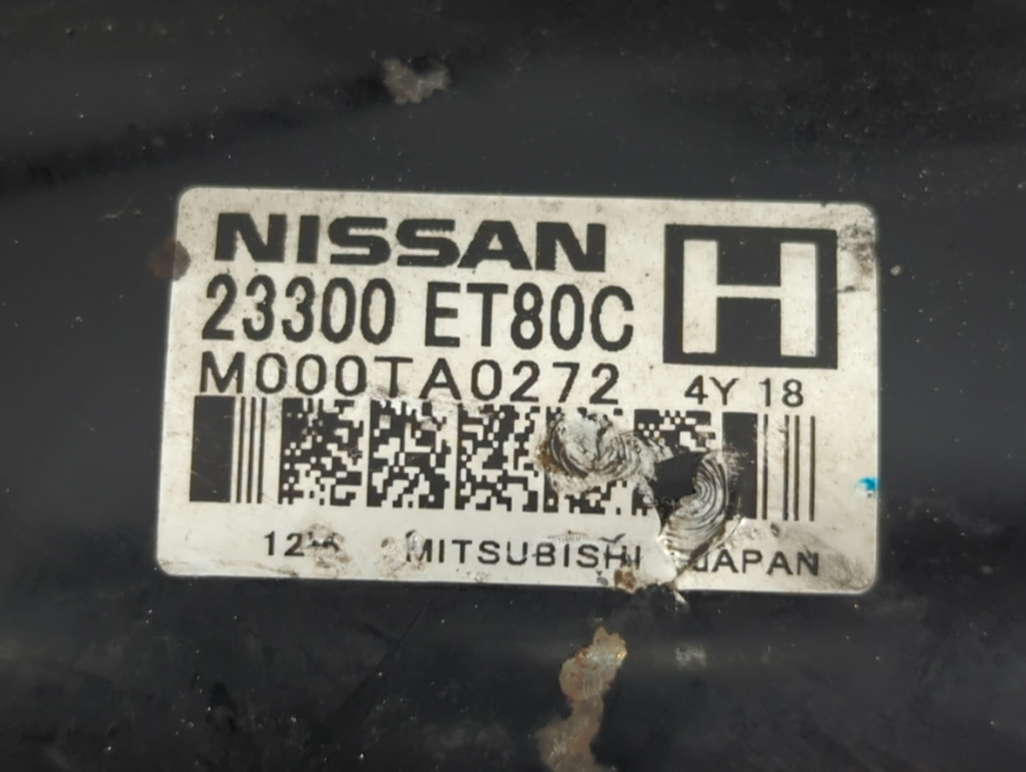 2008-2015 Nissan Rogue Car Starter Motor Solenoid OEM P/N:M000TA0272 23300 ET80C Fits Fits 2008 2009 2010 2011 2012 2013 201