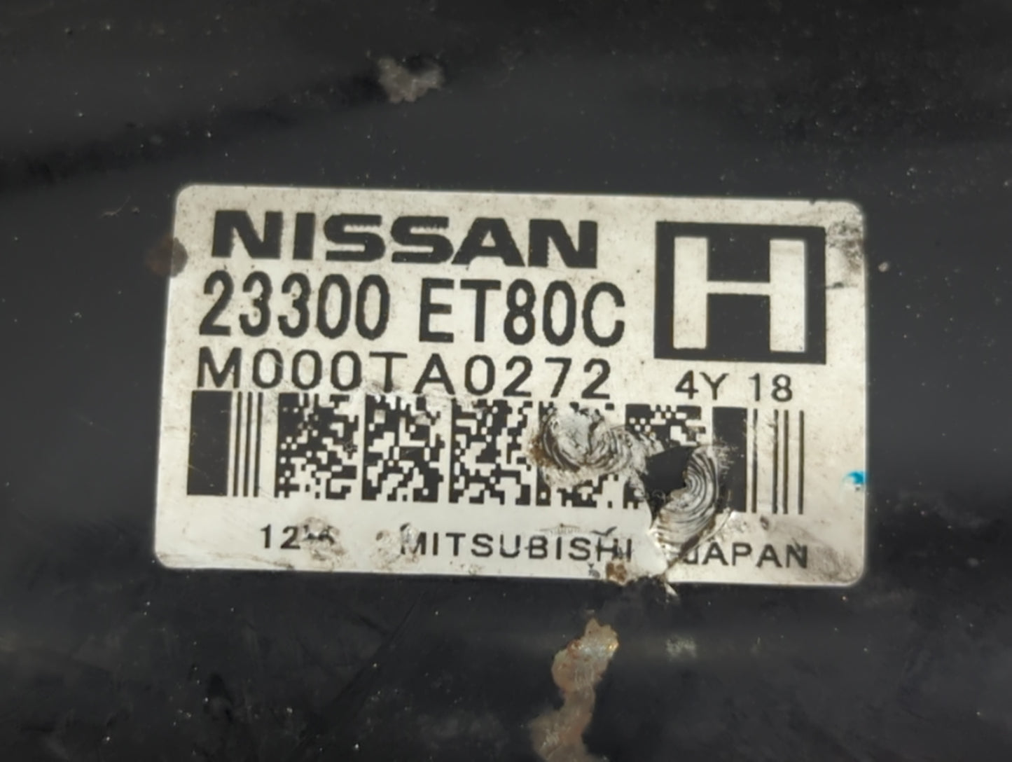2008-2015 Nissan Rogue Car Starter Motor Solenoid OEM P/N:M000TA0272 23300 ET80C Fits Fits 2008 2009 2010 2011 2012 2013 201