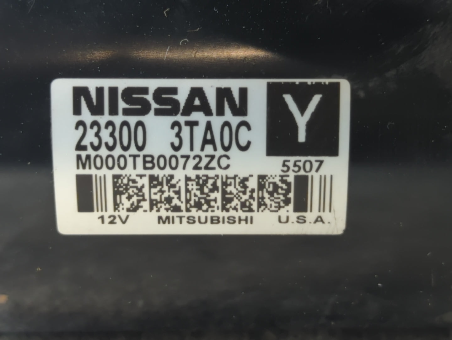 2015-2020 Nissan Rogue Car Starter Motor Solenoid OEM P/N:23300 3TA0C Fits Fits 2015 2016 2017 2018 2019 2020 OEM Used Auto 
