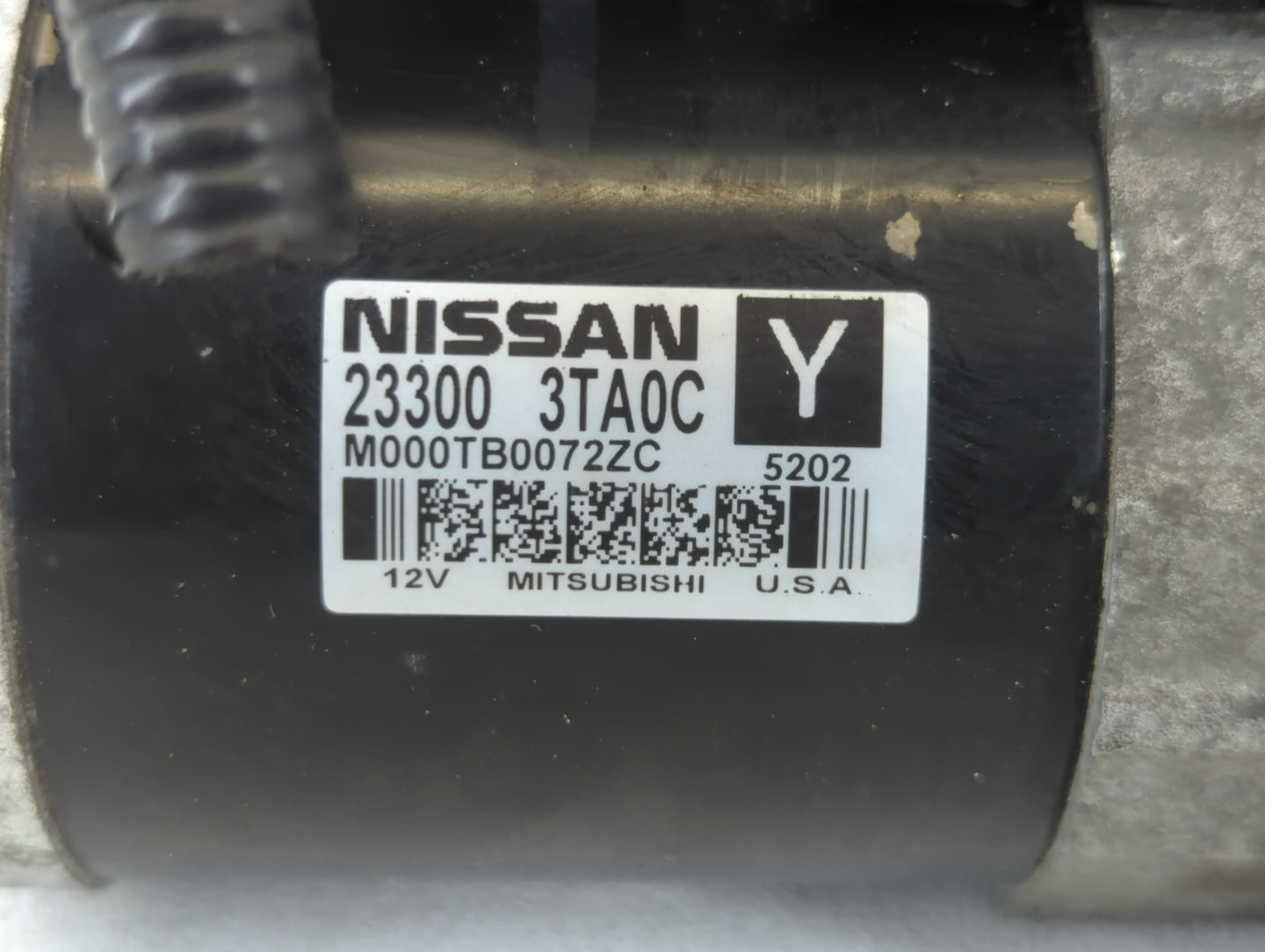 2015-2020 Nissan Rogue Car Starter Motor Solenoid OEM P/N:23300 3TA0C Fits Fits 2015 2016 2017 2018 2019 2020 OEM Used Auto 