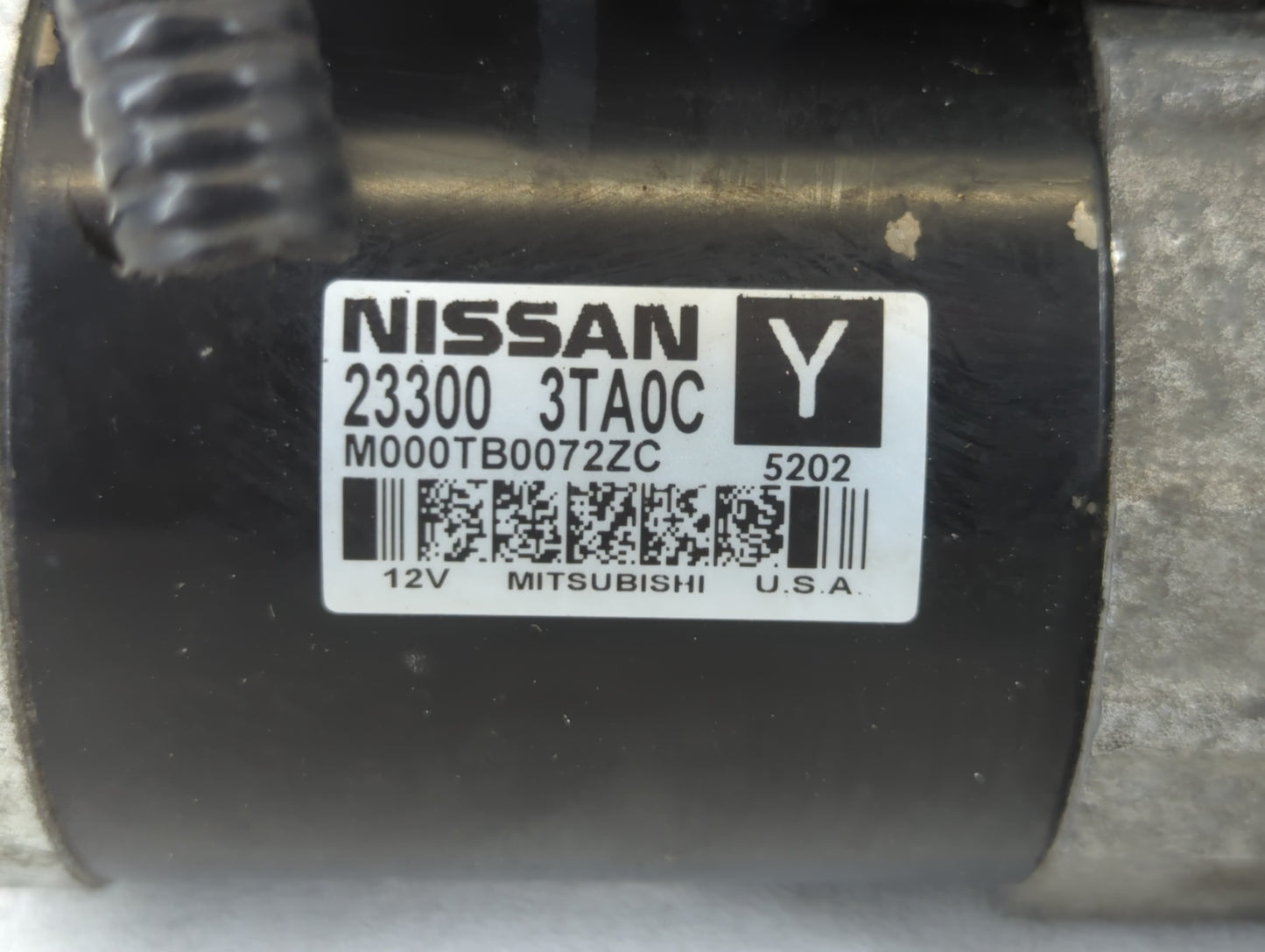2015-2020 Nissan Rogue Car Starter Motor Solenoid OEM P/N:23300 3TA0C Fits Fits 2015 2016 2017 2018 2019 2020 OEM Used Auto 