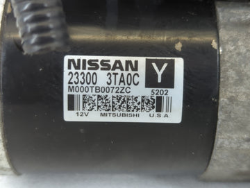 2015-2020 Nissan Rogue Car Starter Motor Solenoid OEM P/N:23300 3TA0C Fits Fits 2015 2016 2017 2018 2019 2020 OEM Used Auto Parts