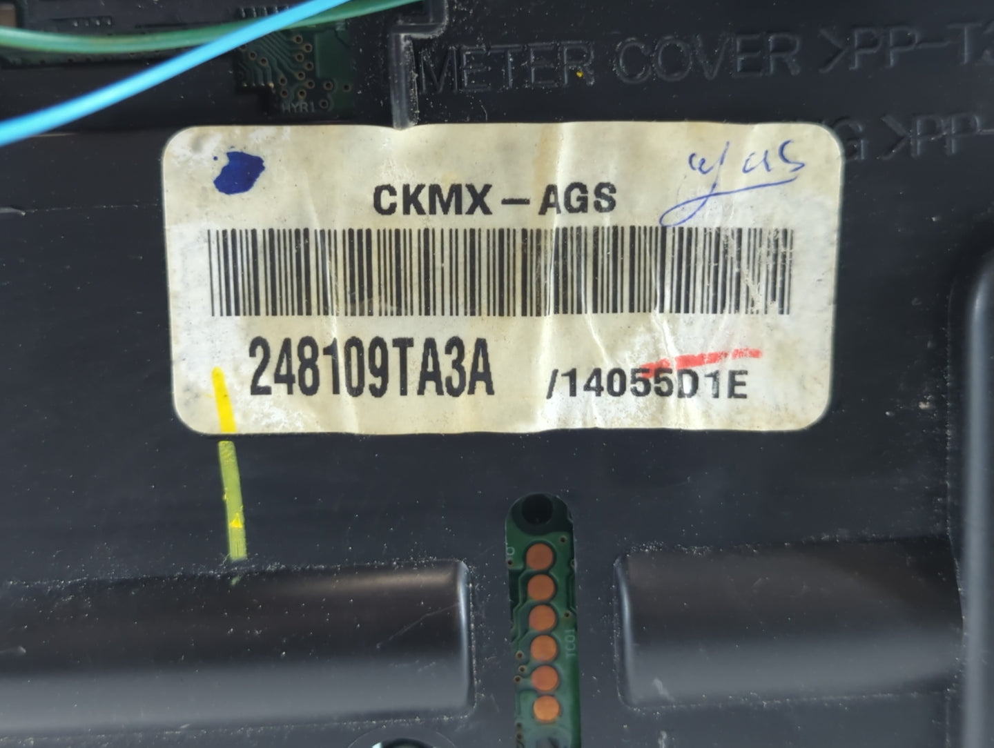 2014-2015 Nissan Rogue Instrument Cluster Speedometer Gauges P/N:CKMX-AGS 248109TA3A Fits Fits 2014 2015 OEM Used Auto Parts