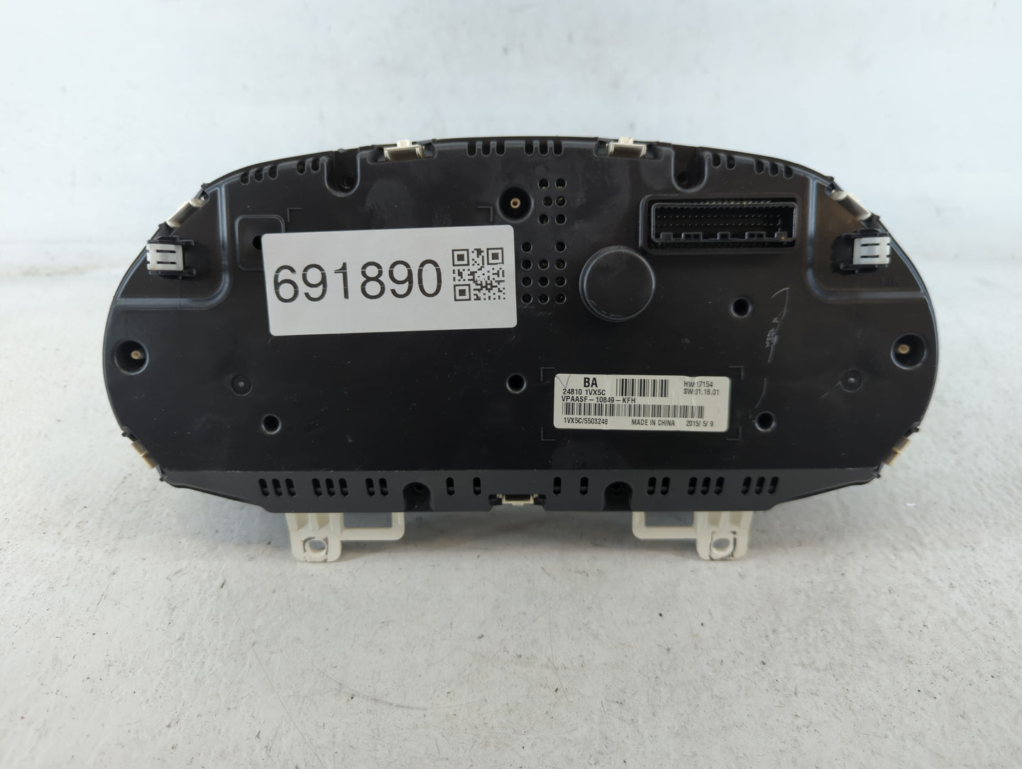 2012-2015 Nissan Rogue Instrument Cluster Speedometer Gauges P/N:24810 1VX5C Fits Fits 2012 2013 2014 2015 OEM Used Auto Par