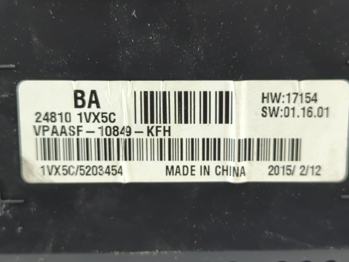 2012-2015 Nissan Rogue Instrument Cluster Speedometer Gauges P/N:24810 1VX5C Fits Fits 2012 2013 2014 2015 OEM Used Auto Par