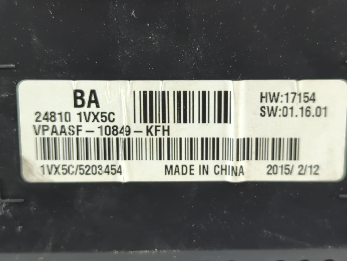 2012-2015 Nissan Rogue Instrument Cluster Speedometer Gauges P/N:24810 1VX5C Fits Fits 2012 2013 2014 2015 OEM Used Auto Par