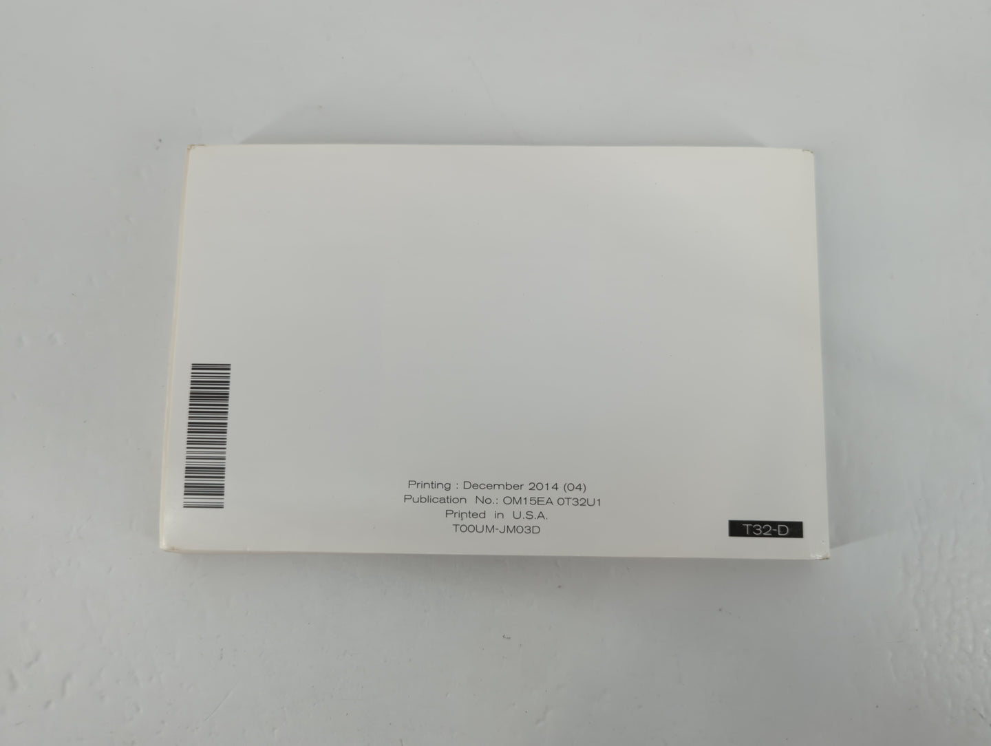 2015 Nissan Rogue Owners Manual Book Guide P/N:OM15EA 0T32U1 OEM Used Auto Parts - Oemusedautoparts1.com