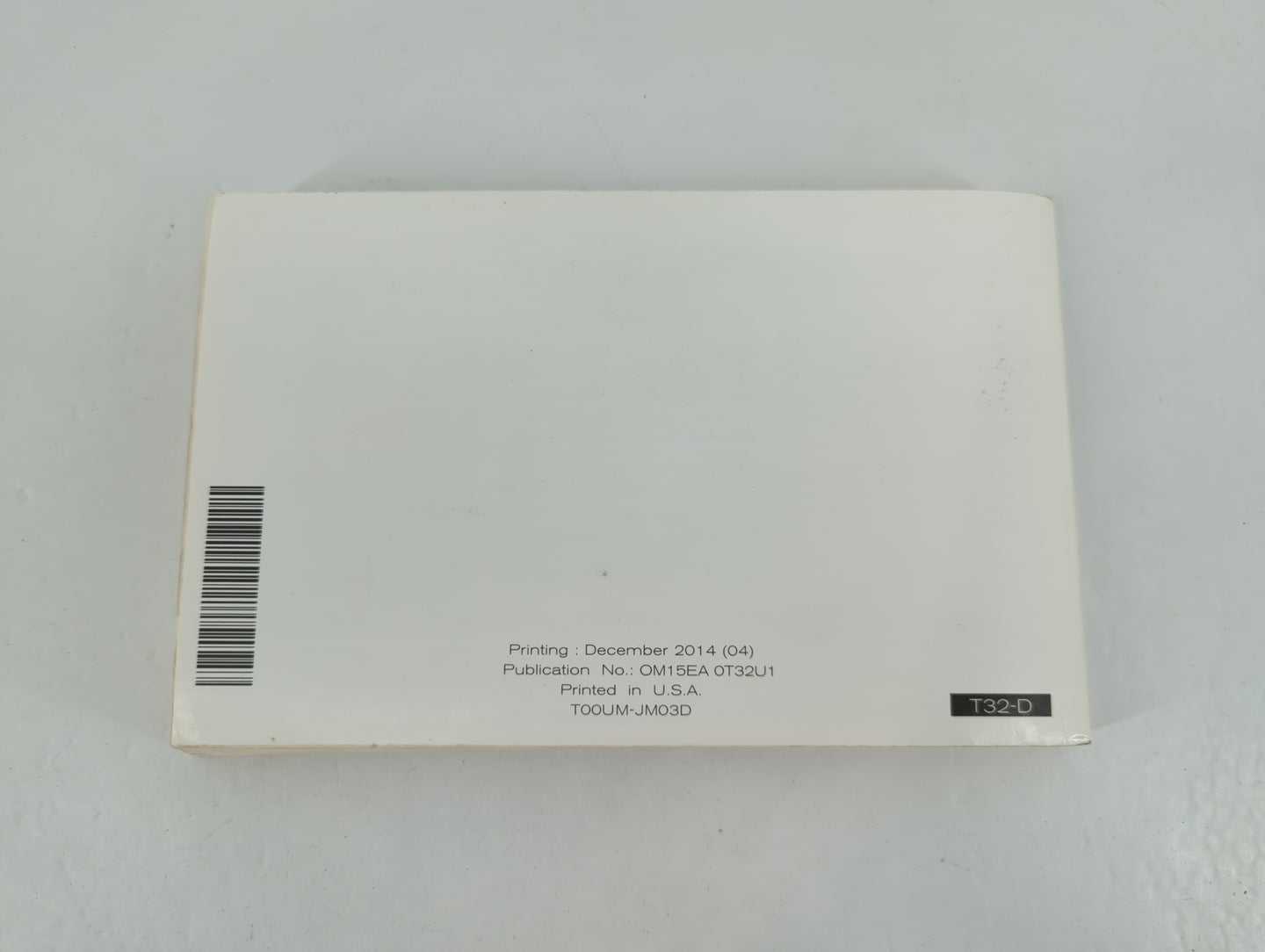 2015 Nissan Rogue Owners Manual Book Guide P/N:OM15EA 0T32U1 OEM Used Auto Parts - Oemusedautoparts1.com