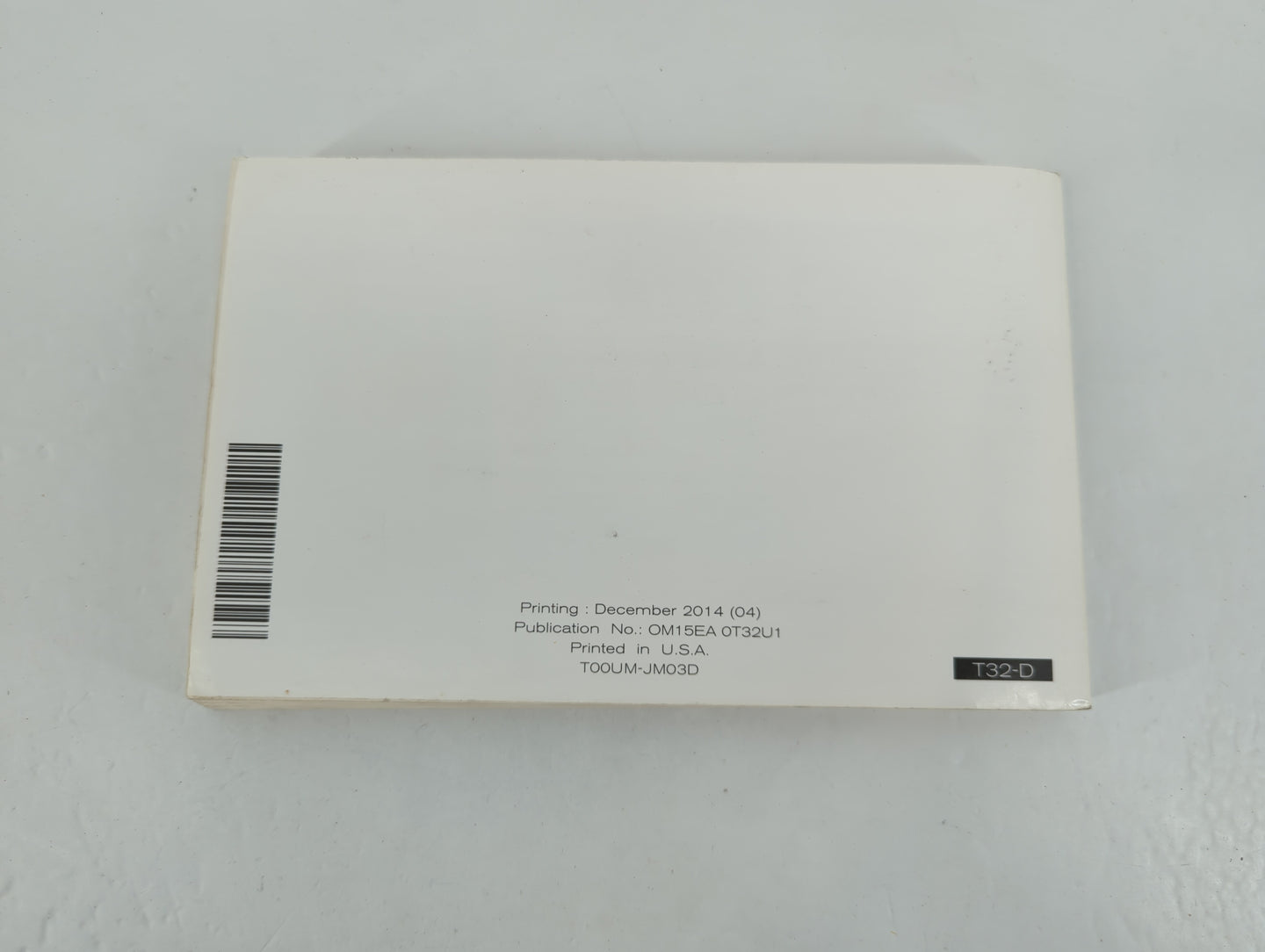 2015 Nissan Rogue Owners Manual Book Guide P/N:OM15EA 0T32U1 OEM Used Auto Parts - Oemusedautoparts1.com