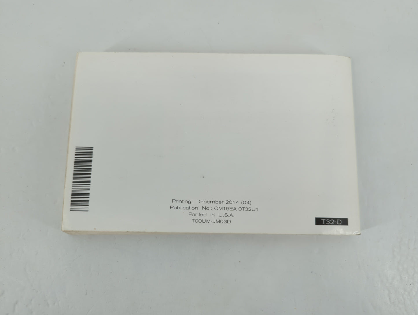 2015 Nissan Rogue Owners Manual Book Guide P/N:OM15EA 0T32U1 OEM Used Auto Parts - Oemusedautoparts1.com