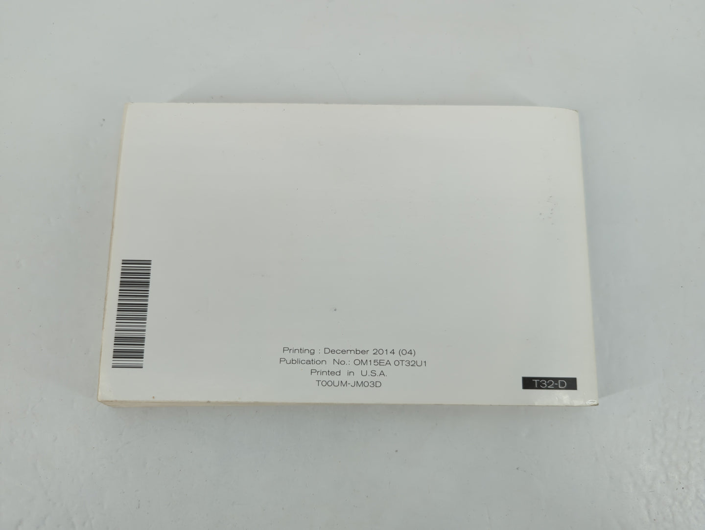 2015 Nissan Rogue Owners Manual Book Guide P/N:OM15EA 0T32U1 OEM Used Auto Parts - Oemusedautoparts1.com