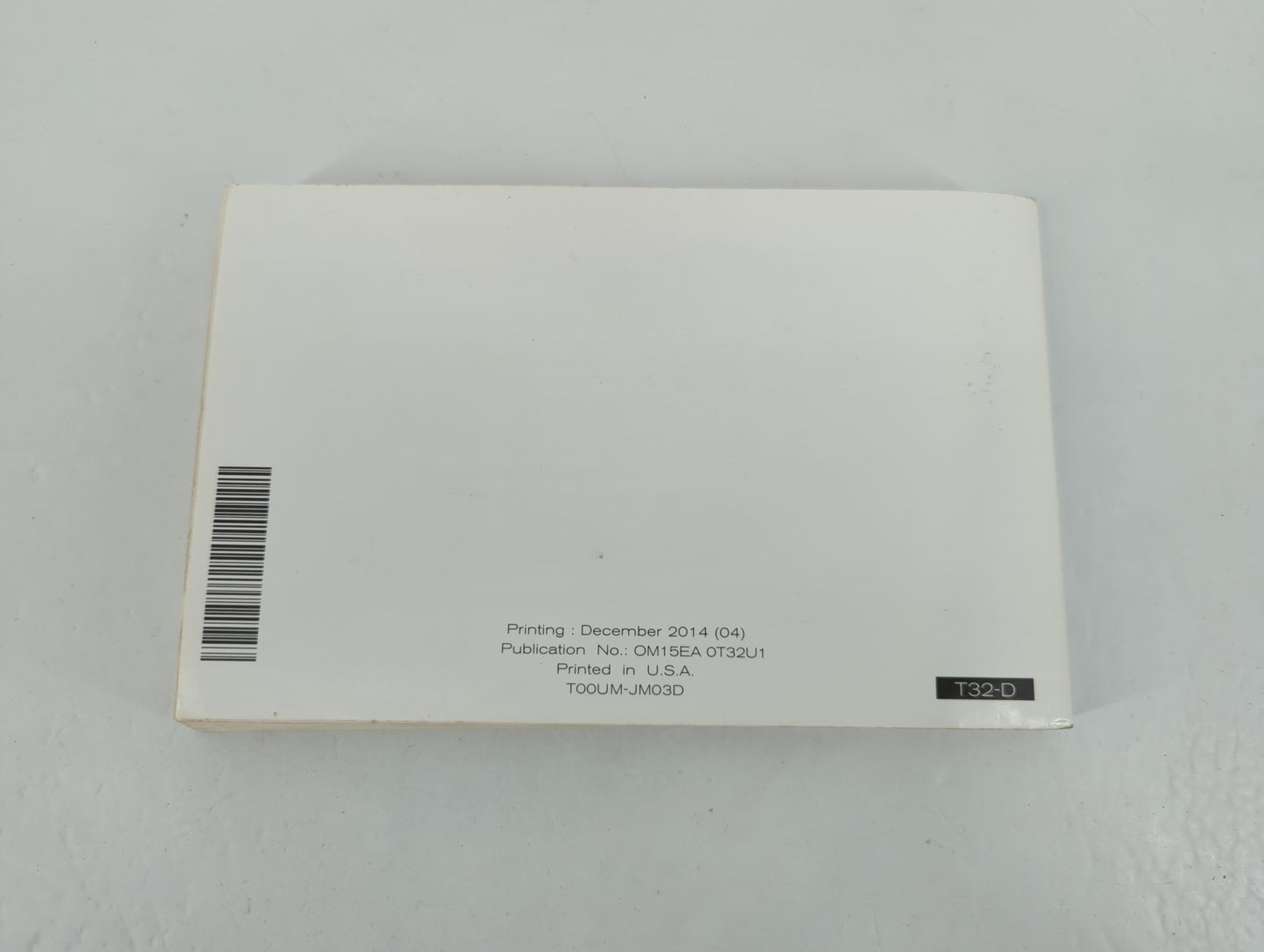 2015 Nissan Rogue Owners Manual Book Guide P/N:OM15EA 0T32U1 OEM Used Auto Parts - Oemusedautoparts1.com